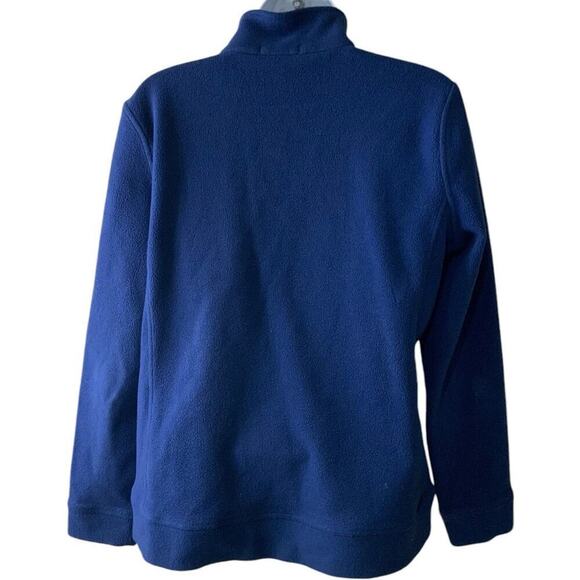 Vineyard Vines Fleece Shirt Womens S Whale Long Sleeve Mock Outdoorsy Pullover - Picture 2 of 6